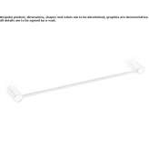 Stainless steel towel rack Marquion