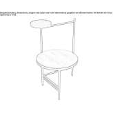 Freestanding metal towel rack Stanca