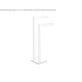Standing towel rack Wortegem