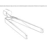 Swivel metal towel rack Vize