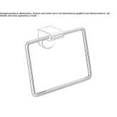 Metal towel ring Cliffe