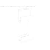 Free-standing aluminum towel rack Radece