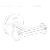 Double metal towel rack Beuern