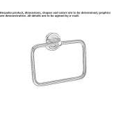 Metal towel ring Woudhuis