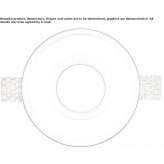 Built-in Spotlight plaster fixture Pinson
