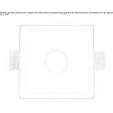 Built-in Spotlight plaster fixture Pinson