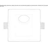 Built-in Spotlight plaster fixture Pinson