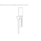 Brass window handle on the back plate Theillay
