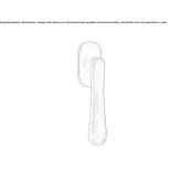 DK bronze window handle on a rosette Gillen