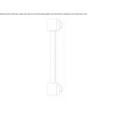Aluminum pulling handle Agreda
