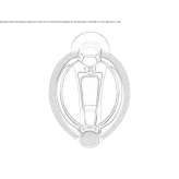 Classic metal door knocker Iernut