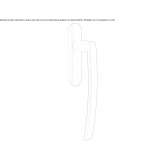 Metal handle for sliding windows Chivata