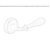 Klamka mosiężna na rozecie Paczkow