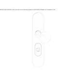Door knob with lock on the back plate Tame