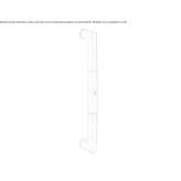 Pull handle with fingerprint scanner Almozara