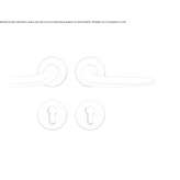 Aluminum handle with lock Nadur