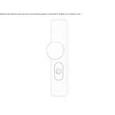 Door knob with lock on the back plate Tame