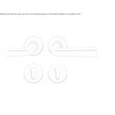 Stainless steel handle with lock Baalder