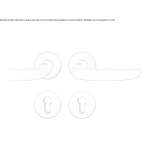 Stainless steel door handle Ellmau