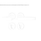Aluminum handle with lock Mantoudi