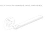 Steel handle on a rosette Wallsee