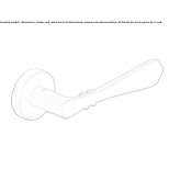 Klamka mosiężna na rozecie Ghilarza