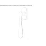 Mosiężna klamka okienna na rozecie Ghilarza