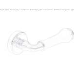 Klamka mosiężna na rozecie Ajofrin