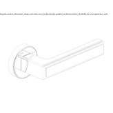 Metal handle on a rosette Murra