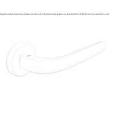 Metal handle on a rosette Holgate