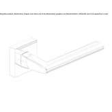 Klamka mosiężna na rozecie Scranton