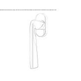 Mosiężna klamka okienna na rozecie Tesoco