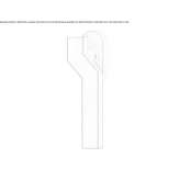 Mosiężna klamka okienna na rozecie Hackett