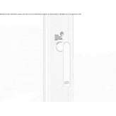 Aluminum antibacterial window handle with rosette lock Sulzdorf