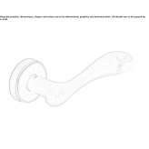 Klamka mosiężna na rozecie Rovinj