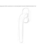 Metalowa klamka okienna na rozecie Holgate