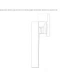 Brass window handle on a rosette Bregenz