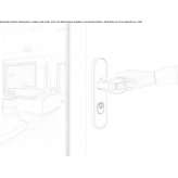 External handle with a fingerprint scanner Slavniy