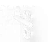 Door handle made of antibacterial stainless steel Cieszyn
