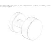 Brass door knob Sahy