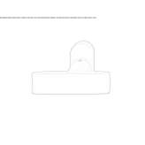 Cremone handle made of powder-coated aluminum Lyski