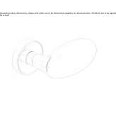 Klamka metalowa na rozecie Moretown