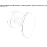 Mosiężna gałka do drzwi Ghilarza