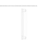 Brass pull handle Wellow