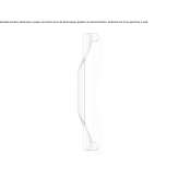 Brass pull handle Troia