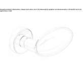 Klamka mosiężna na rozecie Sekerli