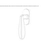 Mosiężna klamka okienna na rozecie Moyross