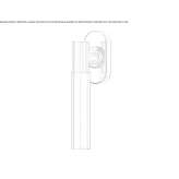 Brass window handle on a rosette Wellow