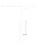 Mosiężna klamka okienna na płycie tylnej Vidosi