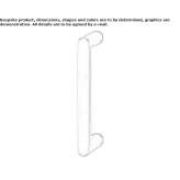 Brass pull handle Niantic